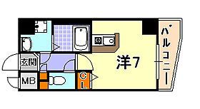 兵庫県神戸市中央区花隈町（賃貸マンション1R・2階・19.80㎡） その2