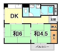 兵庫県神戸市兵庫区西多聞通１丁目（賃貸マンション2LDK・5階・42.00㎡） その2