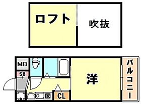 兵庫県神戸市中央区琴ノ緒町３丁目（賃貸マンション1K・6階・18.90㎡） その2