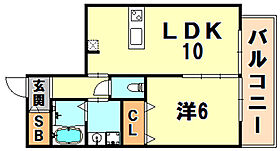 兵庫県神戸市中央区北野町４丁目（賃貸アパート1LDK・2階・40.39㎡） その2