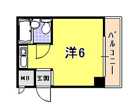 兵庫県神戸市中央区浜辺通３丁目（賃貸マンション1R・9階・14.35㎡） その2