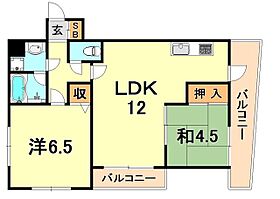 兵庫県神戸市兵庫区湊川町８丁目（賃貸マンション2LDK・5階・52.50㎡） その2