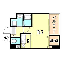 兵庫県神戸市兵庫区福原町（賃貸マンション1R・7階・25.06㎡） その2