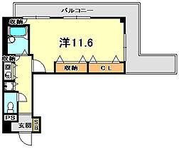 兵庫県神戸市兵庫区入江通２丁目（賃貸マンション1K・3階・33.63㎡） その2