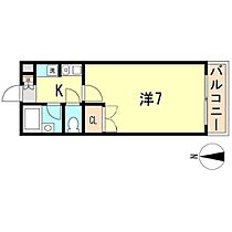 兵庫県神戸市須磨区大池町４丁目（賃貸マンション1K・2階・20.48㎡） その2