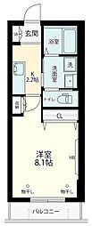 ＭＹ　ＭＡＩＳＯＮ 3階1Kの間取り