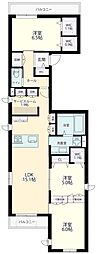 Courage South 3SLDKの間取図画像