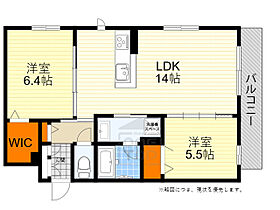 シャーメゾントトローズ  ｜ 大阪府吹田市岸部中４丁目（賃貸マンション2LDK・3階・60.63㎡） その2