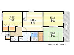 間取図画像 3LDK