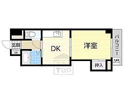 間取図画像 1DK