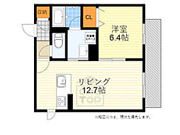 ReunirGracias 1LDKの間取図画像