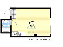 JPアパートメント吹田4 ワンルームの間取図画像