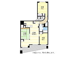 セレッソコート千里山ツインヒルズ壱番館 3LDKの間取図画像