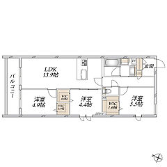 物件の間取り