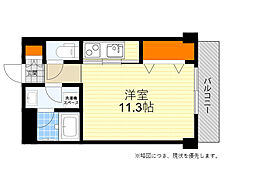 ファミーユ千里 ワンルームの間取図画像