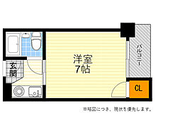 ビスタ泉町 1Kの間取図画像