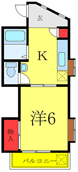 パイン・パール中野 403｜東京都板橋区南常盤台2丁目(賃貸マンション1K・4階・24.50㎡)の写真 その2