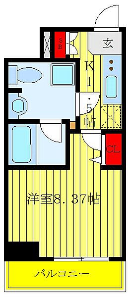 スカイコートパレス西巣鴨II 502｜東京都北区滝野川7丁目(賃貸マンション1K・5階・26.67㎡)の写真 その2
