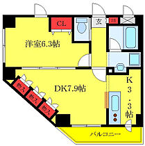 クエル田端 602 ｜ 東京都北区東田端2丁目（賃貸マンション1LDK・6階・39.52㎡） その2