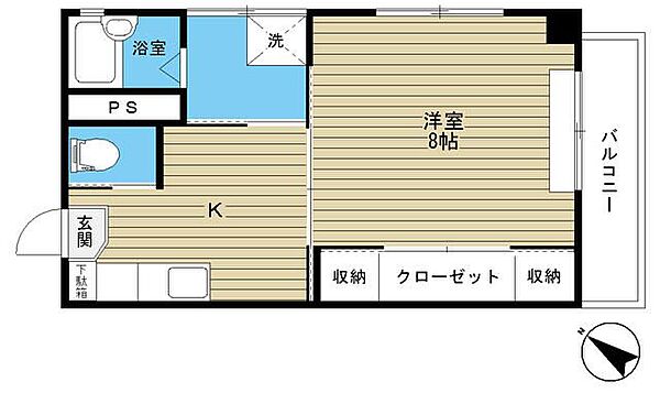 東興ビル 201｜東京都豊島区雑司が谷3丁目(賃貸マンション1K・2階・33.00㎡)の写真 その2