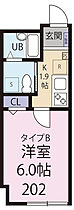 グランシャレー北千住 202 ｜ 東京都足立区千住仲町（賃貸アパート1K・2階・18.99㎡） その2