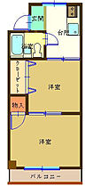 コーポ薄井 302 ｜ 東京都荒川区西尾久5丁目（賃貸アパート2K・3階・28.36㎡） その2