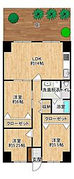 間取図画像 3LDK