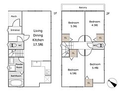 大船 新築2階建て全2棟