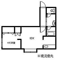 ＴＩＲＡＭＩＳＵ Ｂ 203 ｜ 北海道旭川市秋月二条2丁目2-4（賃貸アパート1DK・2階・31.18㎡） その2