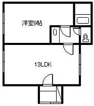 ＦＵＪＩＴＥＣ　ＨＯＵＳＥ（フジテックハウス）Ａ号棟 6 ｜ 北海道留萌市港町1丁目38（賃貸アパート1LDK・1階・43.02㎡） その2