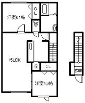 パークサイドスクエア　I 201 ｜ 北海道旭川市末広二条11丁目5-7（賃貸アパート2LDK・2階・59.26㎡） その2