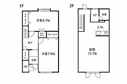 RenonC 2LDKの間取図画像