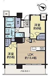間取図画像 2SLDK
