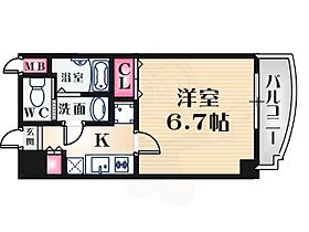 兵庫県尼崎市神田北通６丁目（賃貸マンション1K・6階・22.99㎡） その2