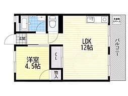 クリアスカイ立花 7階/-