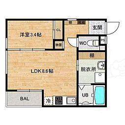 Glicina東園田lindo(グリシーナ東園田リンド) 2階