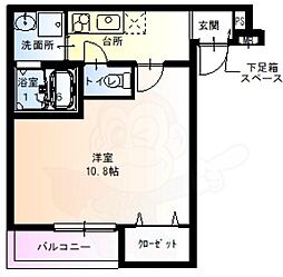 フジパレス西本町5番館 3階/-