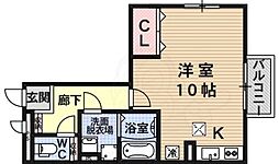 クレール B棟 1階