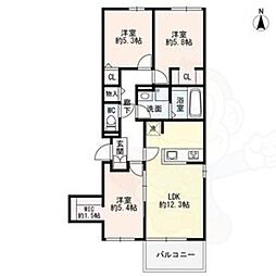 (仮称)尼崎市東園田3丁目共同住宅 3階/-