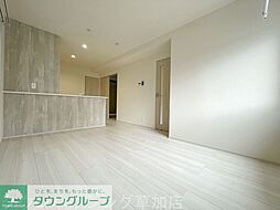 つくばエクスプレス 六町駅 徒歩23分の賃貸アパート 1階1LDKのリビング/ダイニング