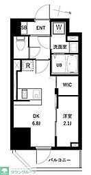 日暮里舎人ライナー 扇大橋駅 徒歩2分の賃貸マンション 6階1DKの間取り