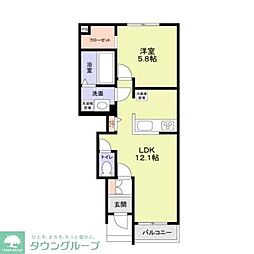 間取図画像 1LDK