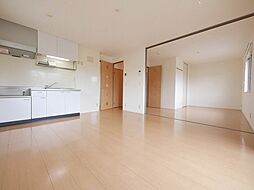 JR武蔵野線 新三郷駅 バス15分 ピアラシティ下車 徒歩7分の賃貸アパート 2階2LDKのリビング/ダイニング