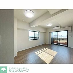 東武伊勢崎線 梅島駅 徒歩6分の賃貸マンション 3階1LDKのリビング/ダイニング