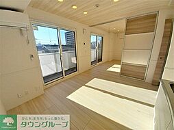 東武伊勢崎線 草加駅 徒歩10分の賃貸アパート 2階1LDKのリビング/ダイニング