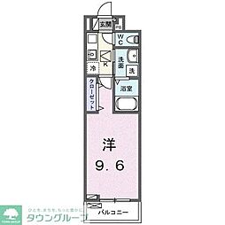 スプレンドーレ 1Kの間取図画像