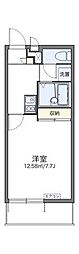 レオパレステリオス 1Kの間取図画像
