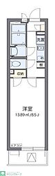 クレイノコンフォール 1Kの間取図画像