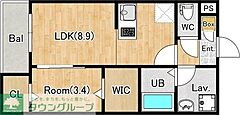 物件の間取り
