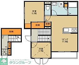 Sonare 2LDKの間取図画像